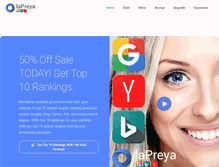Tablet Screenshot of lapreya.com